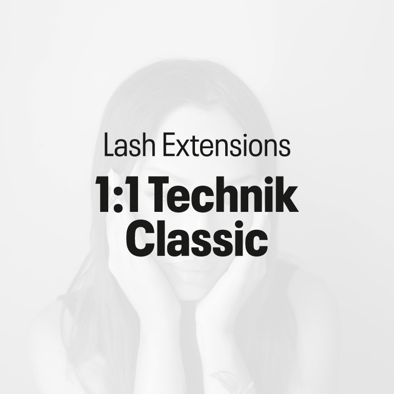 Lash Extensions Schulung – 1:1 Technik Classic